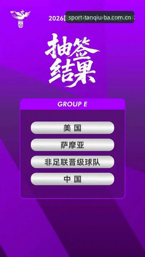 谈球吧体育娱乐手机版 U17世界杯抽签结果揭晓,中国男女足最新动态出炉